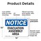 Signmission Evacuation Assembly Area, 14 in W x Rectangle, Plastic OS-2PACK-NS-P-1014-L-12184 - alternate 2